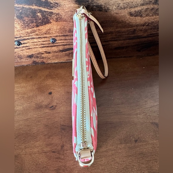 Kate Spade NWOT Grant Street Peony Palm Wristlet Clutch - Picture 4 of 8